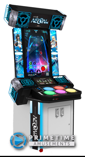 NeonFM arcade cabinet